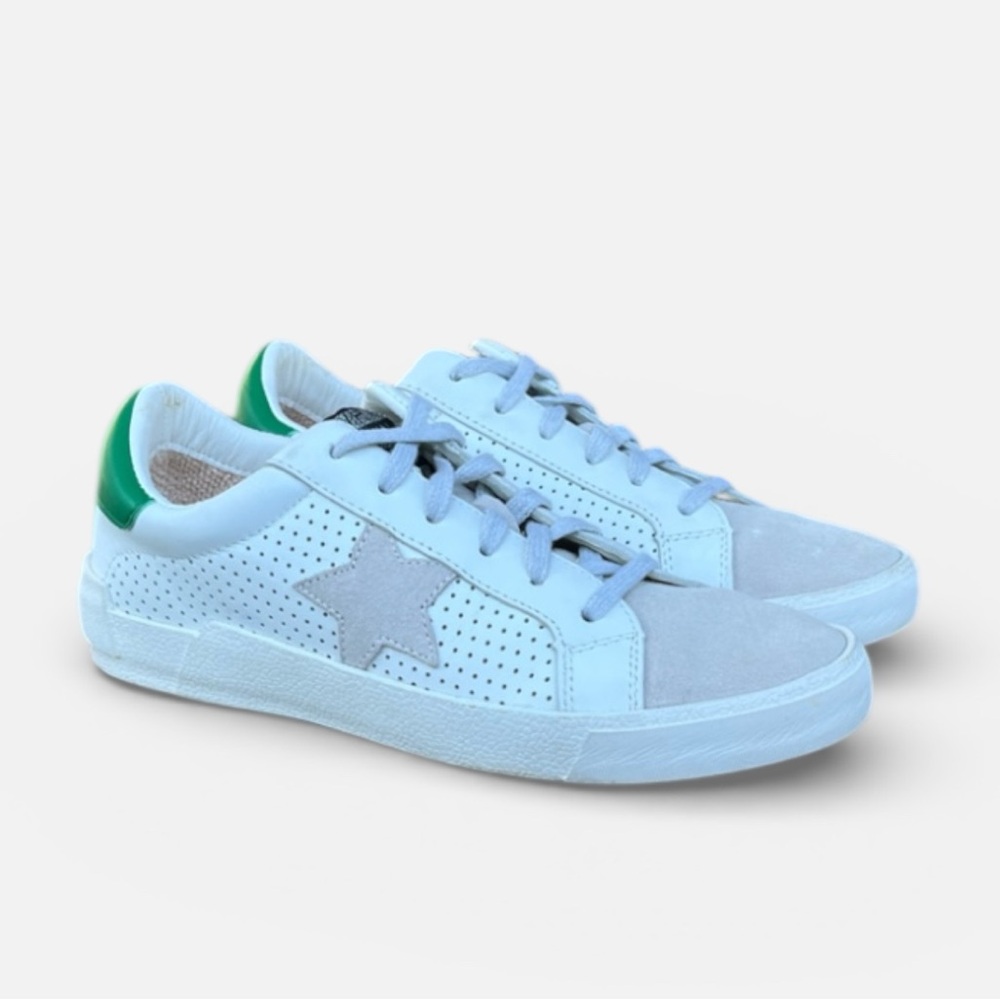 Vintage Havana Light Blue and Green Sneakers